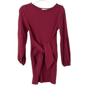 HERE COMES THE SUN Tie‎ Front Mini Dress Sz XS